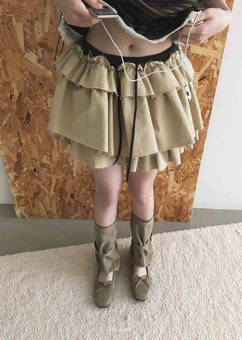 BY CHAPTER韓國代購女士新品休閑推薦職業時尚真品人氣短裙BY Chapter短裙