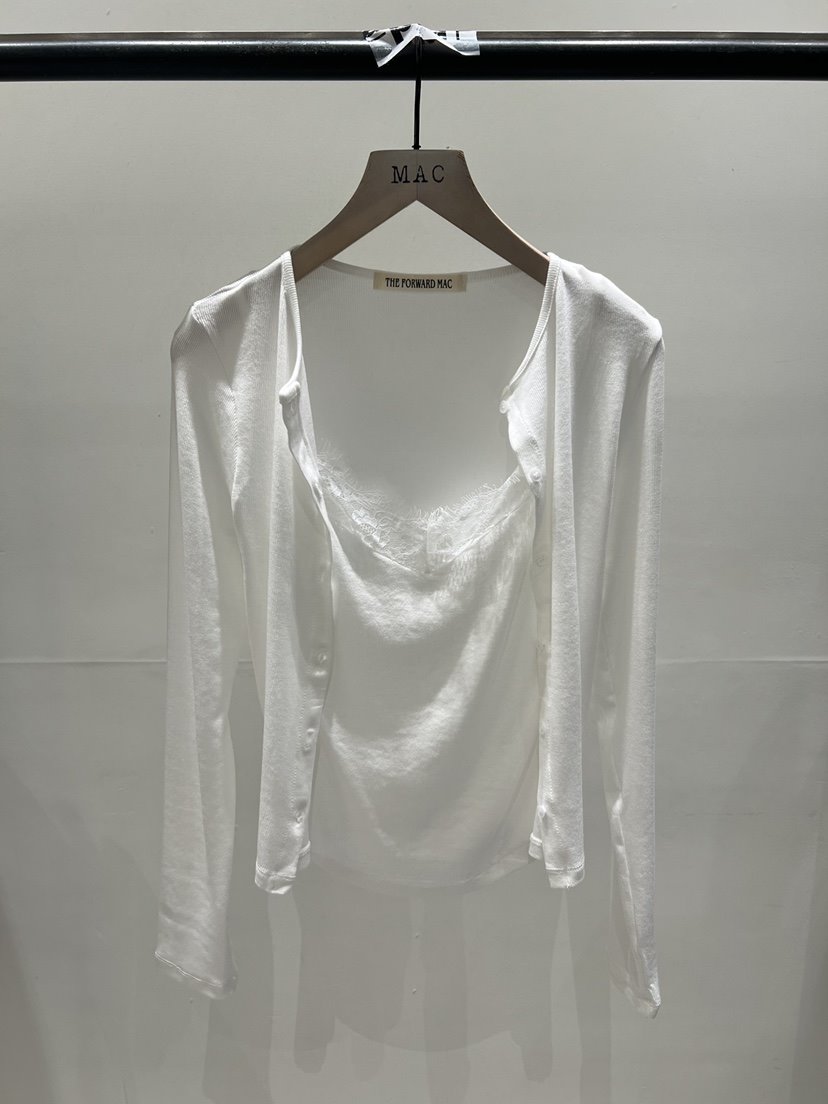 MAC東大門代購女士新款26春夏真品時尚熱賣長袖T恤假兩件THE FORWARD MAC長袖T恤