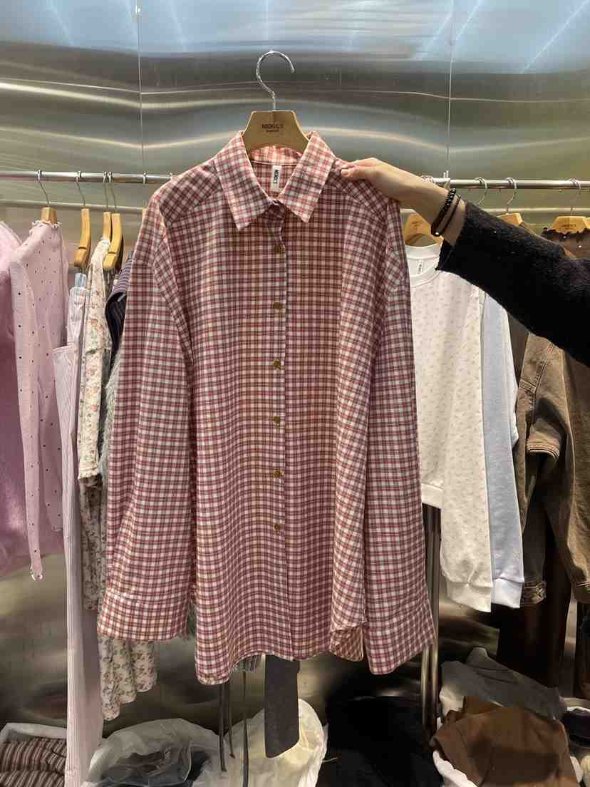 MENDL S東大門直郵女士新品26春夏時尚職業推薦襯衫蕾絲衫MENDL S襯衫/蕾絲衫