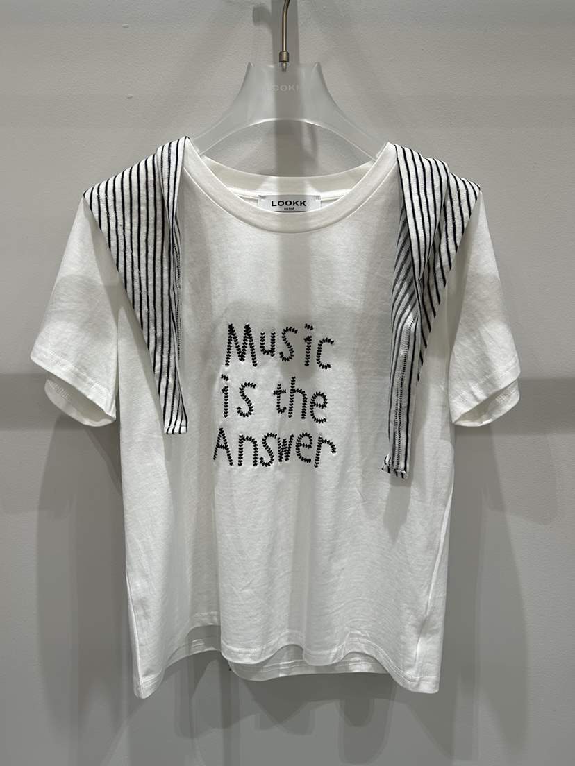 LOOKK/MIMME東大門代購女裝新品真品時尚26春夏T恤含圍巾LOOKK/MIMMET恤