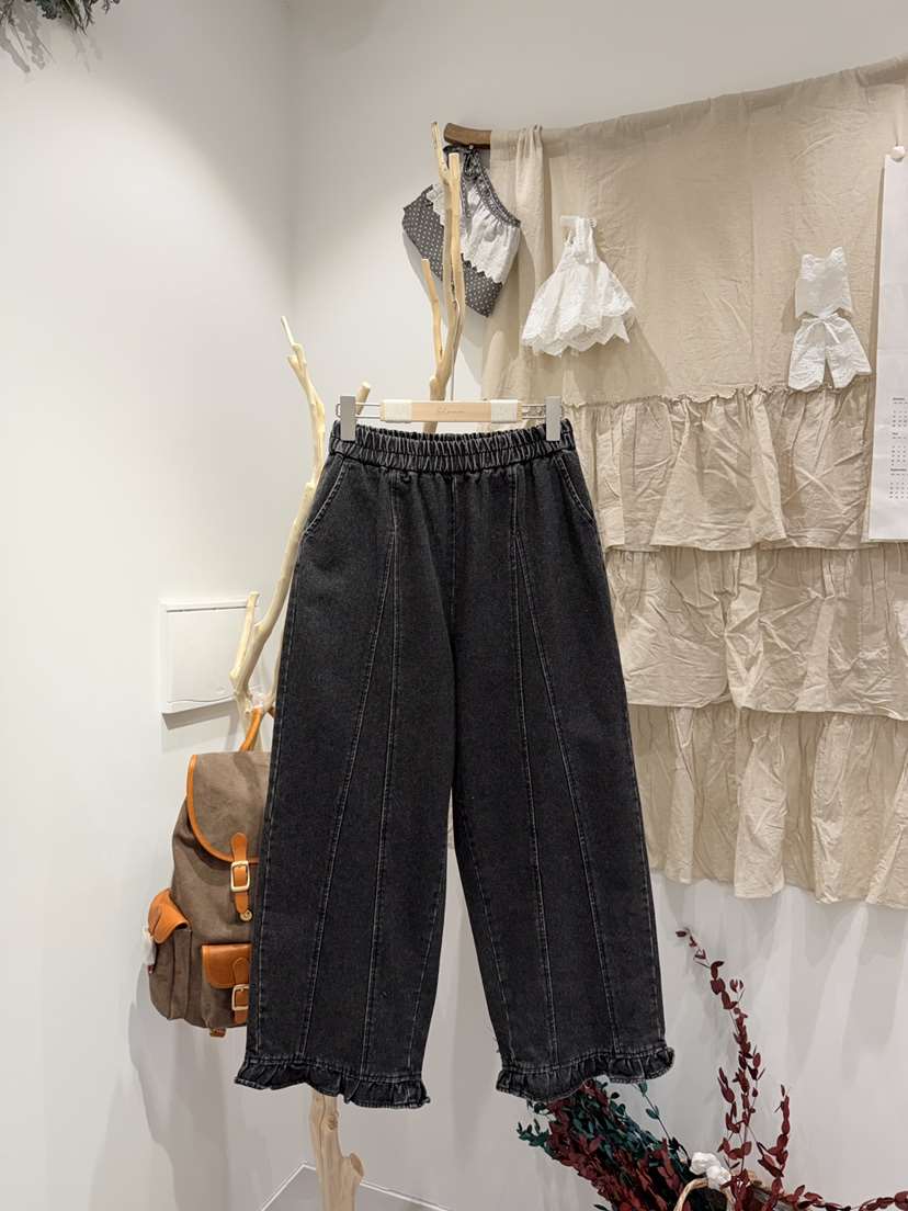 BLOOM東大門實拍女士新款26春夏職業休閑推薦熱賣時尚牛仔褲BLOOM-S牛仔褲