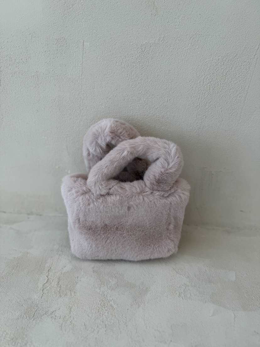 LAUNDRY韓國直郵女裝新款推薦真品休閑時尚26春夏手提包毛絨LAUNDRY手提包