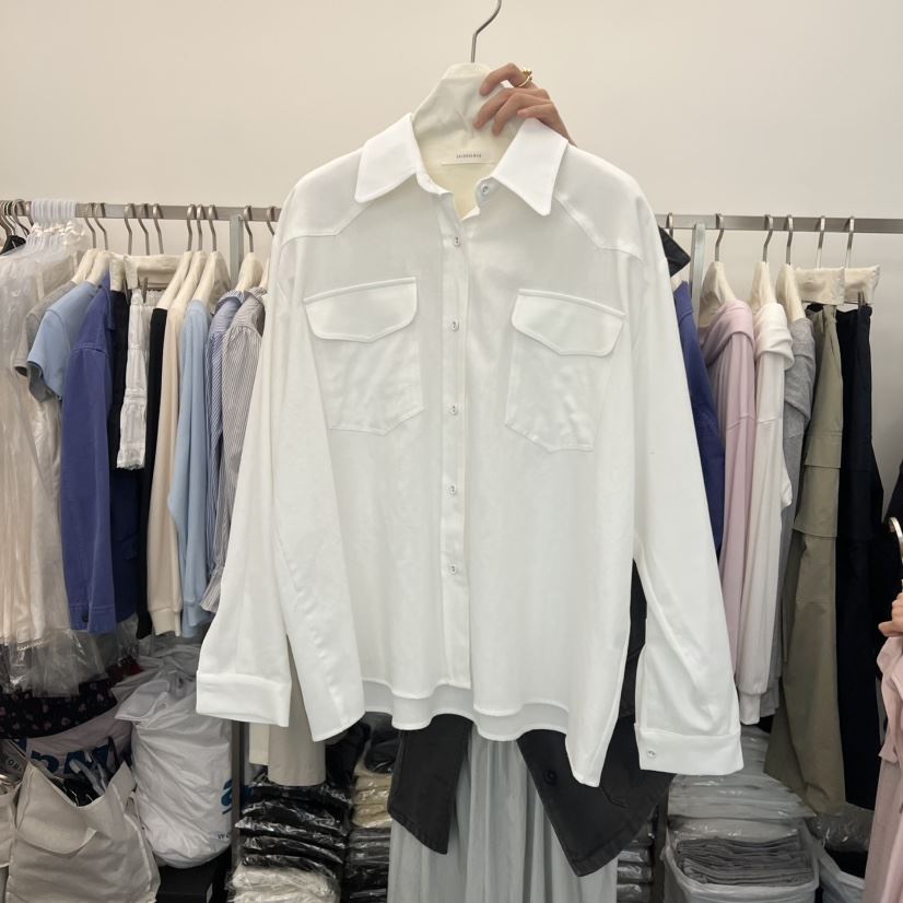 SALONDEMAG韓國直郵女裝新品人氣真品26春夏休閑襯衫蕾絲衫SALONDEMAG襯衫/蕾絲衫