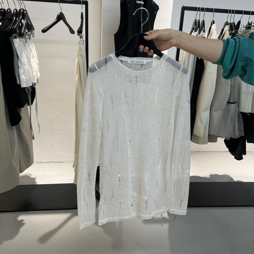 NEU ADULT韓國直郵女裝新品真品26春夏休閑人氣時尚針織衫NEU ADULT針織衫