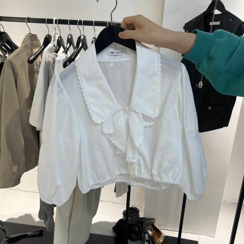 NEU ADULT東大門直郵女裝新款時尚26春夏休閑襯衫蕾絲衫NEU ADULT襯衫/蕾絲衫