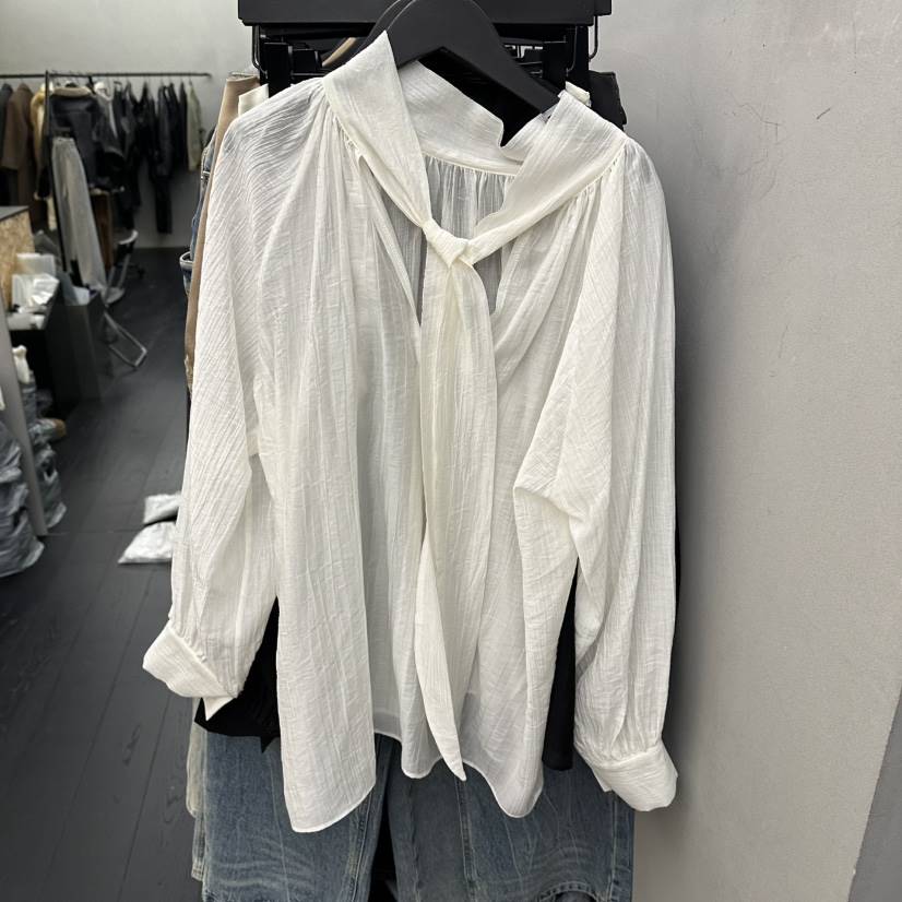 PROJECT WAVE-P東大門實拍女士新品26春夏時尚襯衫蕾絲衫PROJECT WAVE襯衫/蕾絲衫