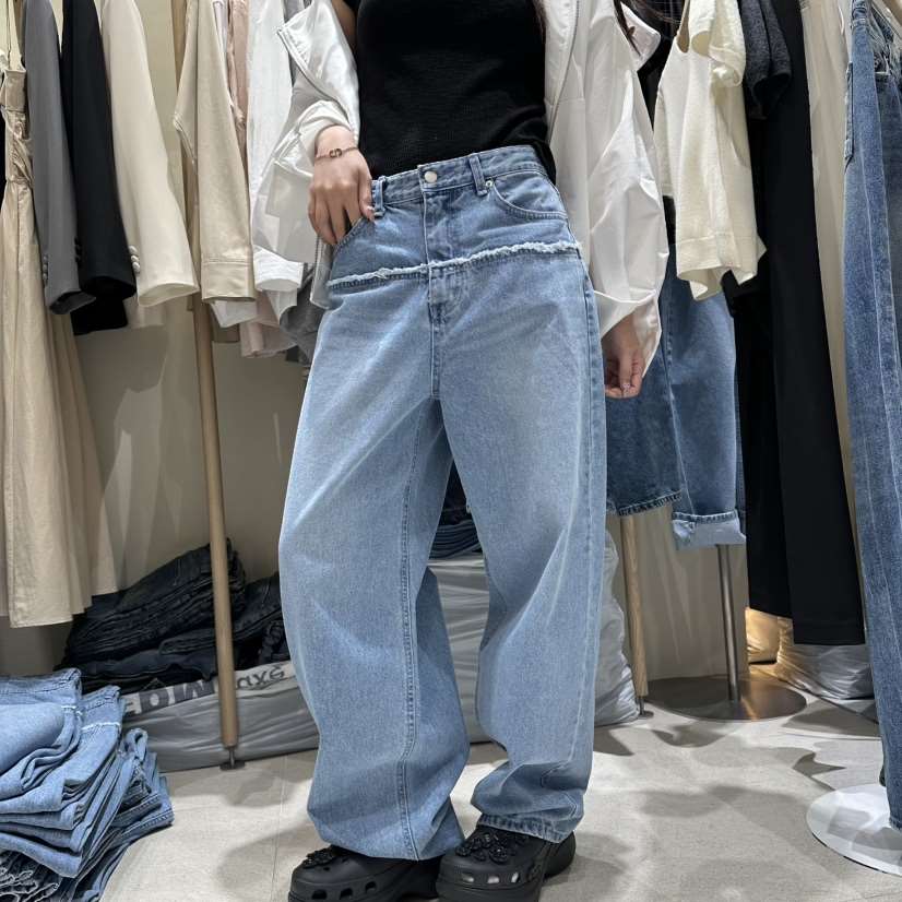 VINTAGE VIBE東大門直郵女裝新品人氣推薦職業26春季牛仔褲VINTAGE VIBE牛仔褲