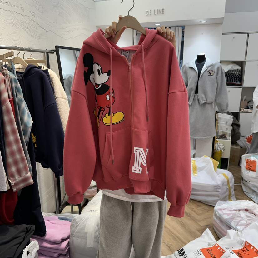 DE LINE韓國直郵女士新款時尚職業人氣休閑推薦26春季衛衣DE LINE衛衣