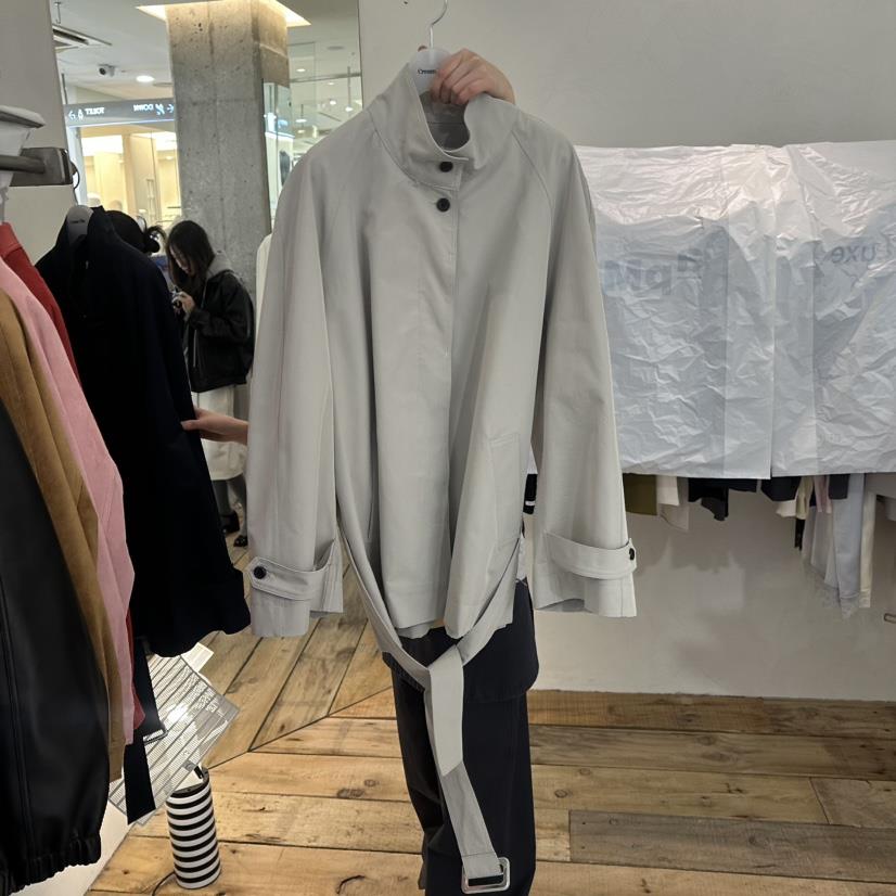 CREAM VILLA東大門實拍女士新款26春季夾克含腰帶CREAMVILLA夾克