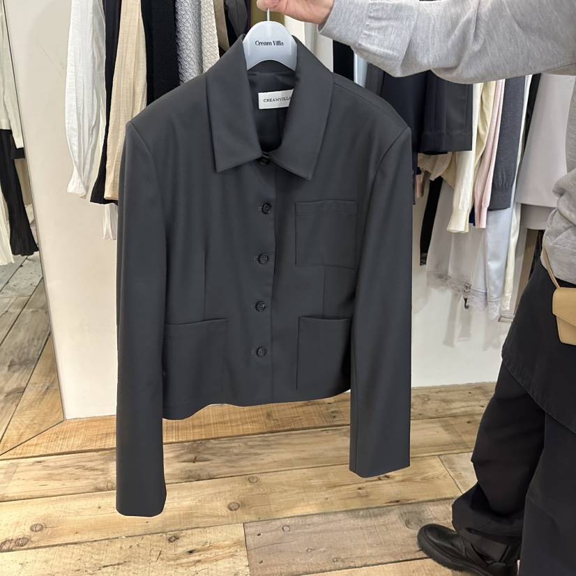 CREAM VILLA東大門實拍女裝新品人氣夾克CREAMVILLA夾克