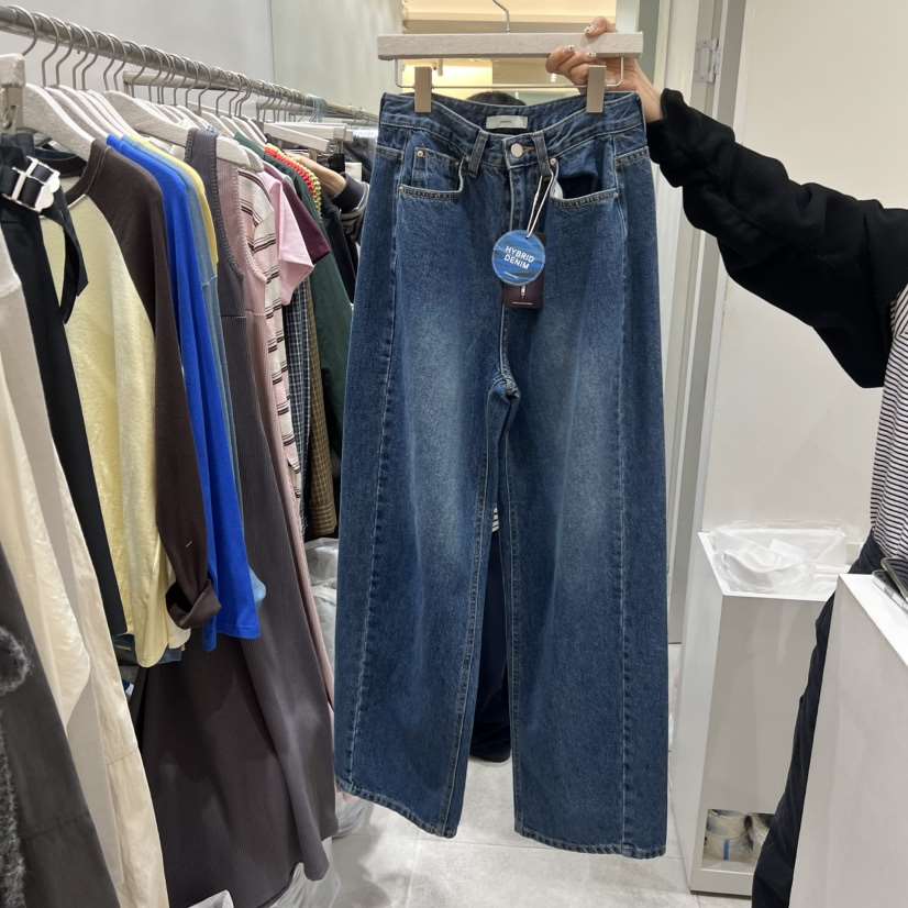 ASOME韓國直郵女士新品26春夏職業推薦真品休閑時尚牛仔褲A.SOME牛仔褲