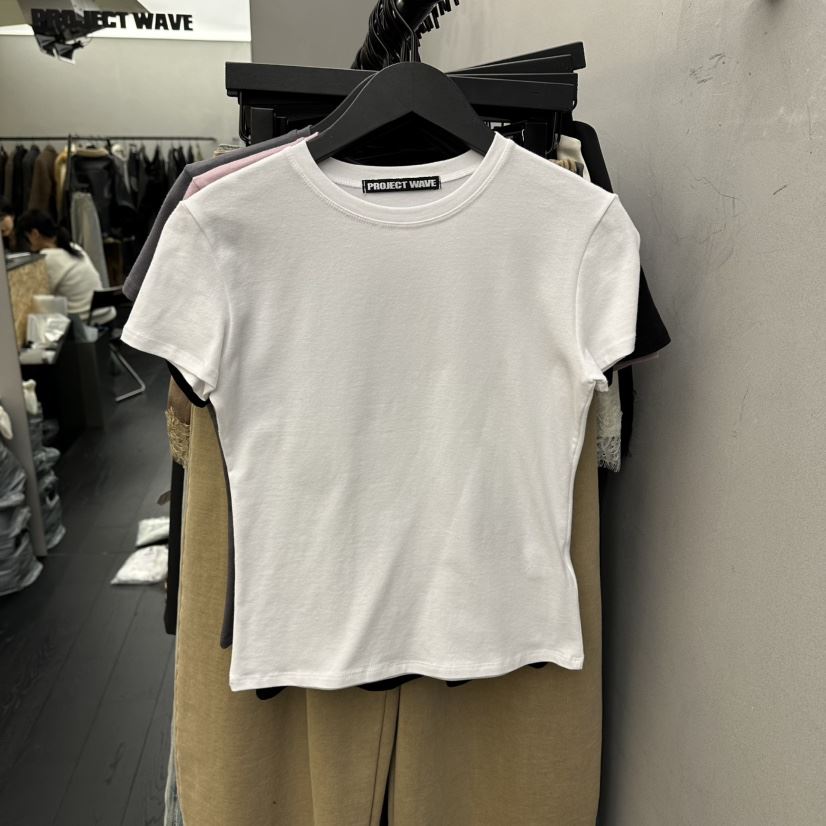 PROJECT WAVE-P韓國代購女士新款時尚職業26春夏休閑T恤PROJECT WAVET恤