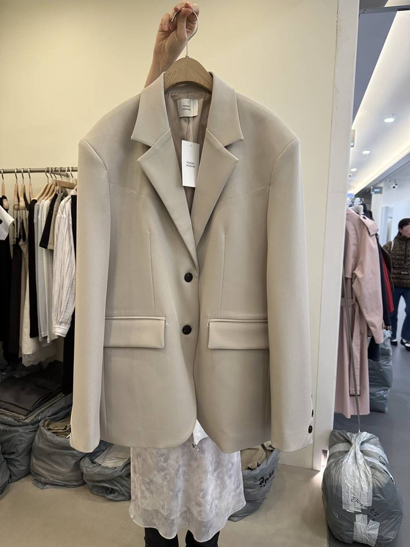 MONDAYMORING東大門實拍女裝新款26春夏熱賣職業推薦夾克MONDAYMORING夾克