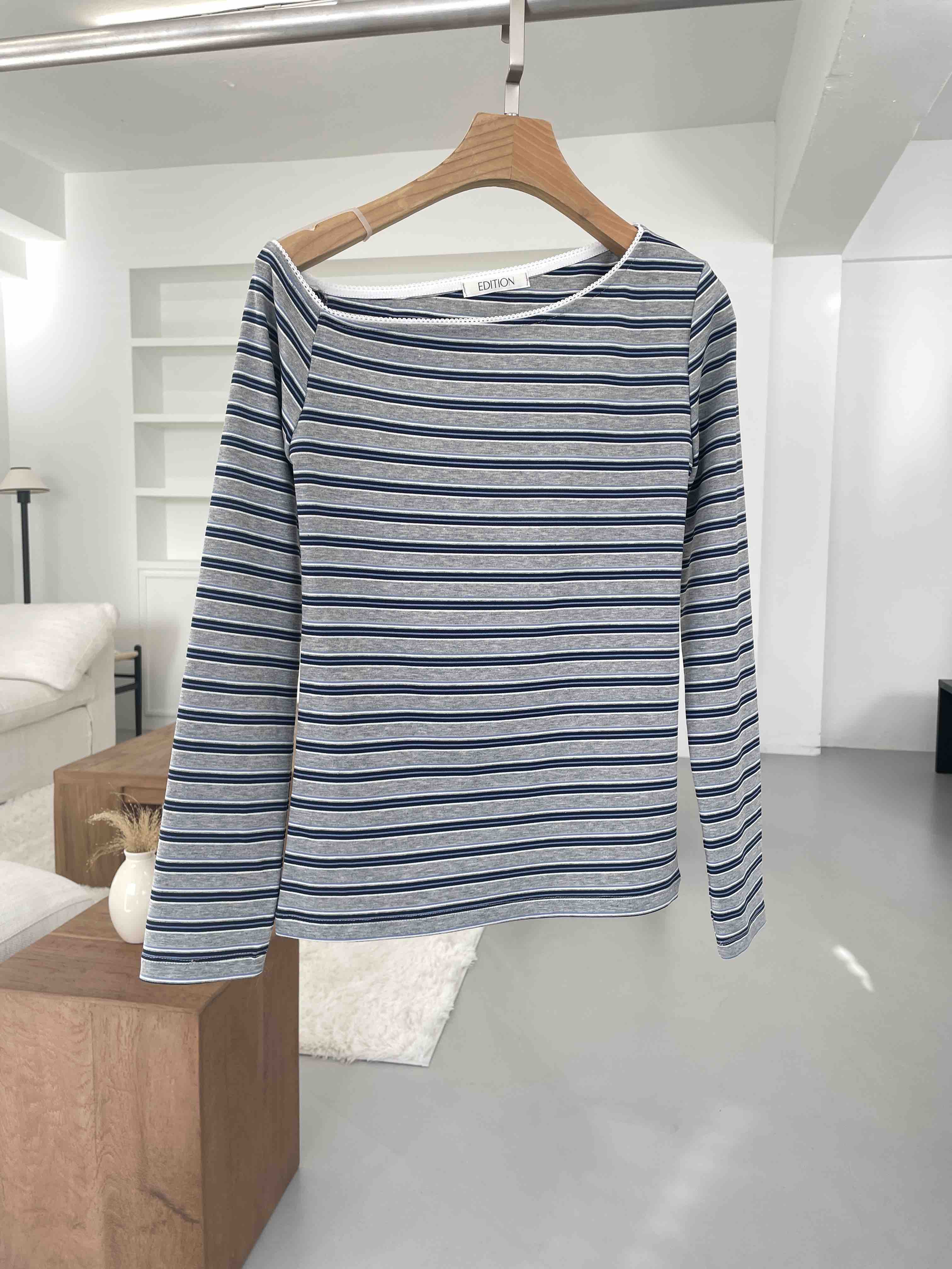 EDITION-P韓國直郵女裝新款職業人氣26春夏推薦休閑長袖T恤EDITION/CHAHEE長袖T恤