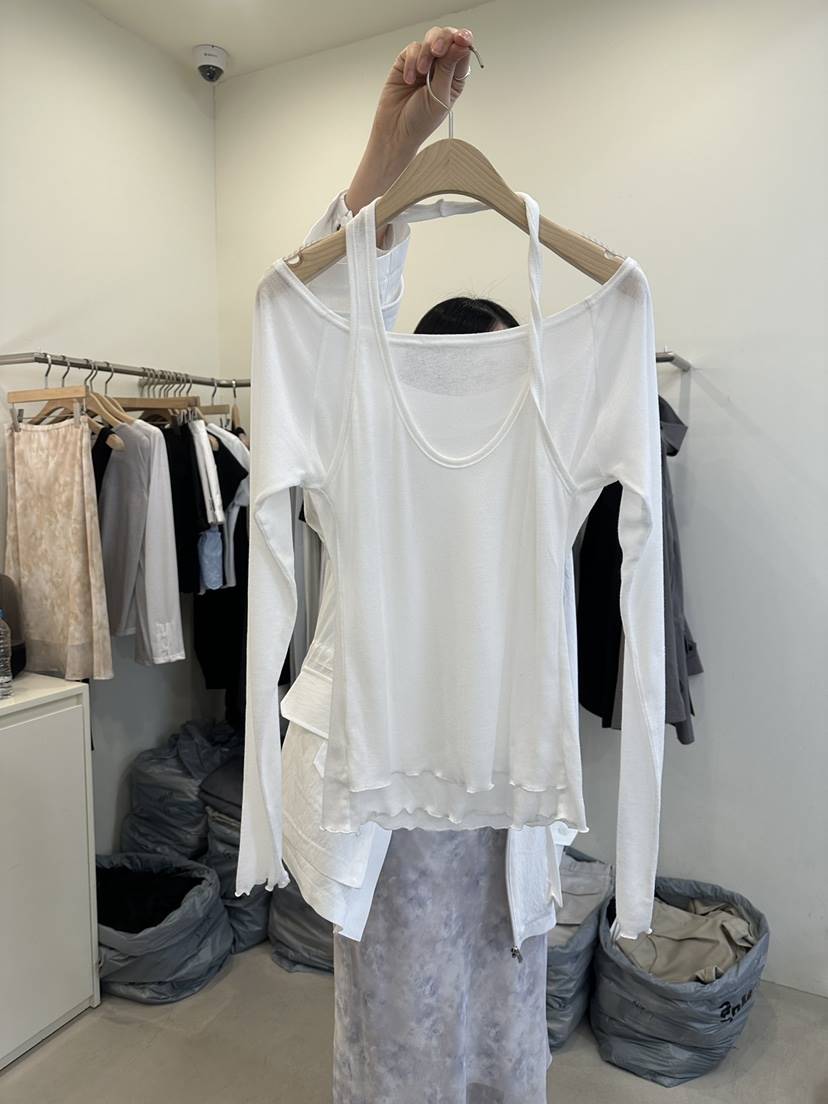 MONDAYMORING東大門代購女士新款推薦職業休閑人氣長袖T恤MONDAYMORING長袖T恤