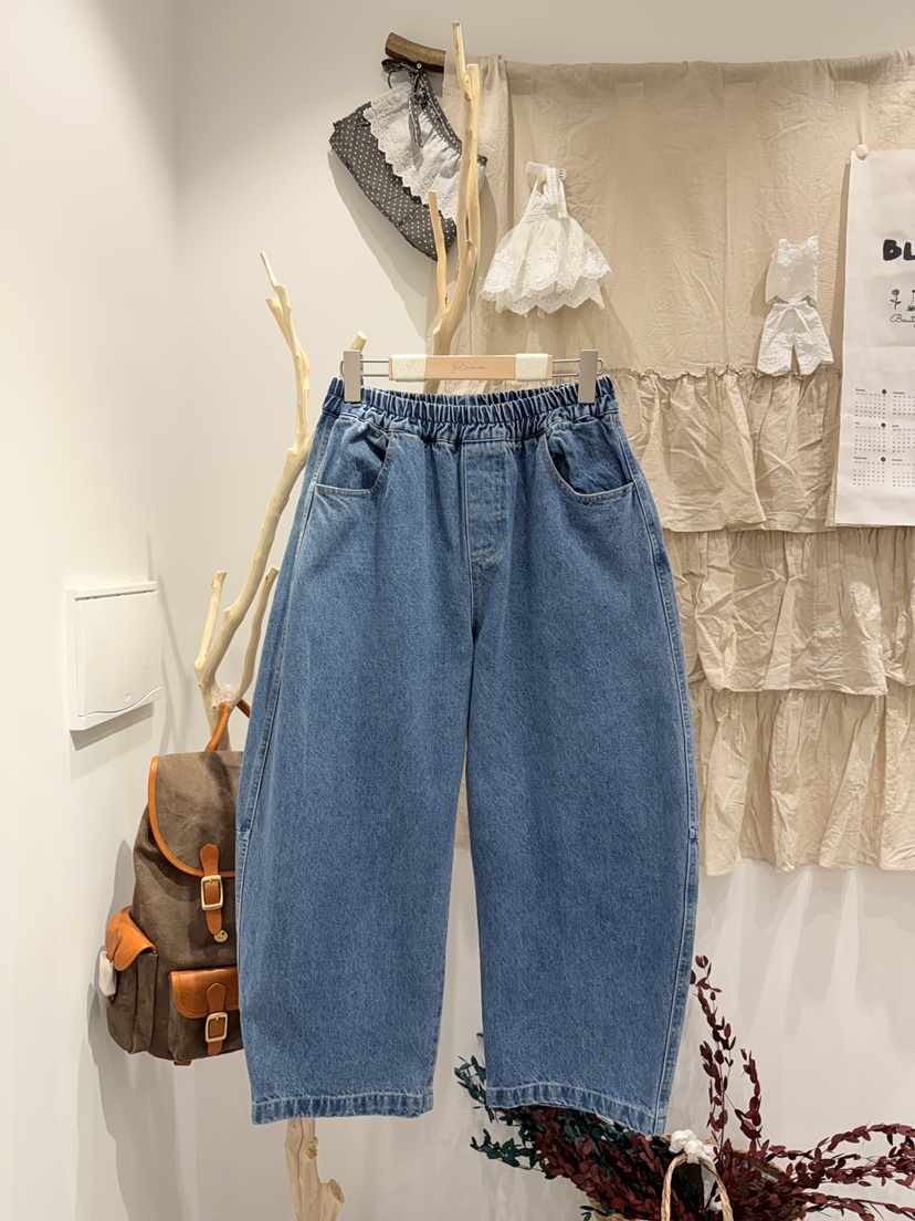 BLOOM韓國代購女士新品職業熱賣26春季推薦時尚牛仔褲口袋BLOOM-S牛仔褲