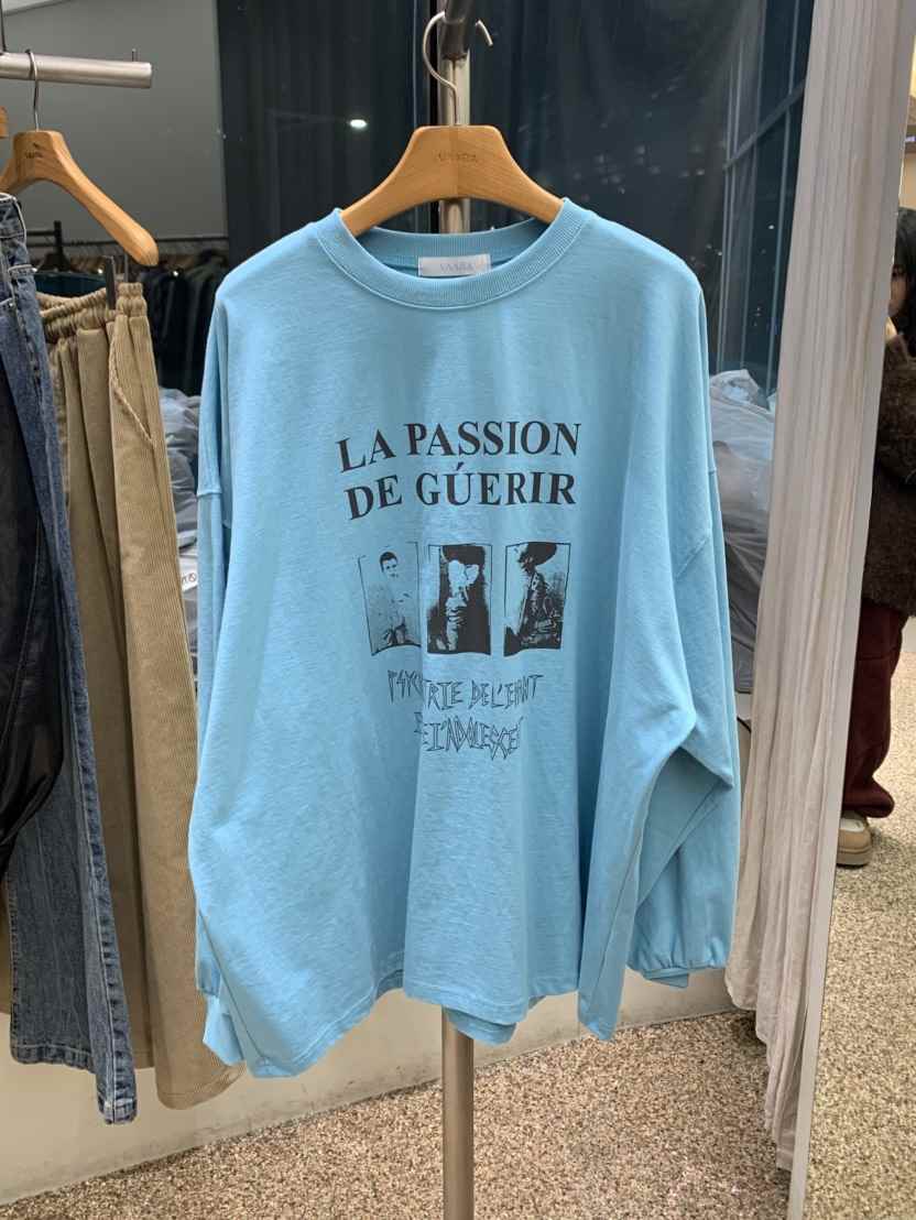 VAARA韓國代購女士新款人氣26春季職業休閑時尚熱賣長袖T恤VAARA長袖T恤