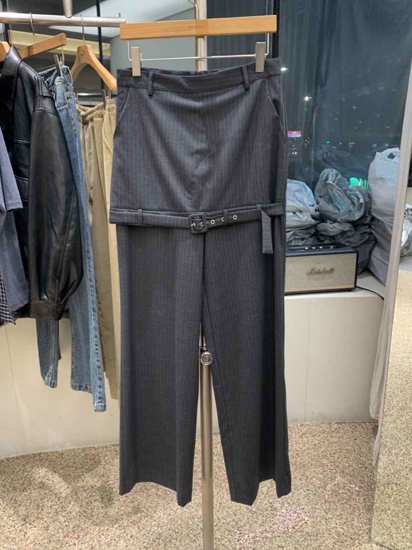 VAARA韓國代購女裝新款人氣時尚熱賣職業休閑26春季休閑褲系帶VAARA休閑褲