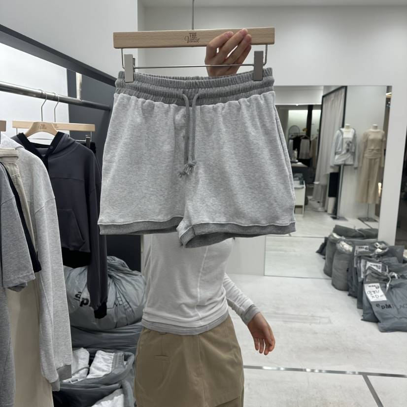 THE VALUE東大門直郵女士新款人氣熱賣時尚26春季短褲紐扣THE VALUE短褲