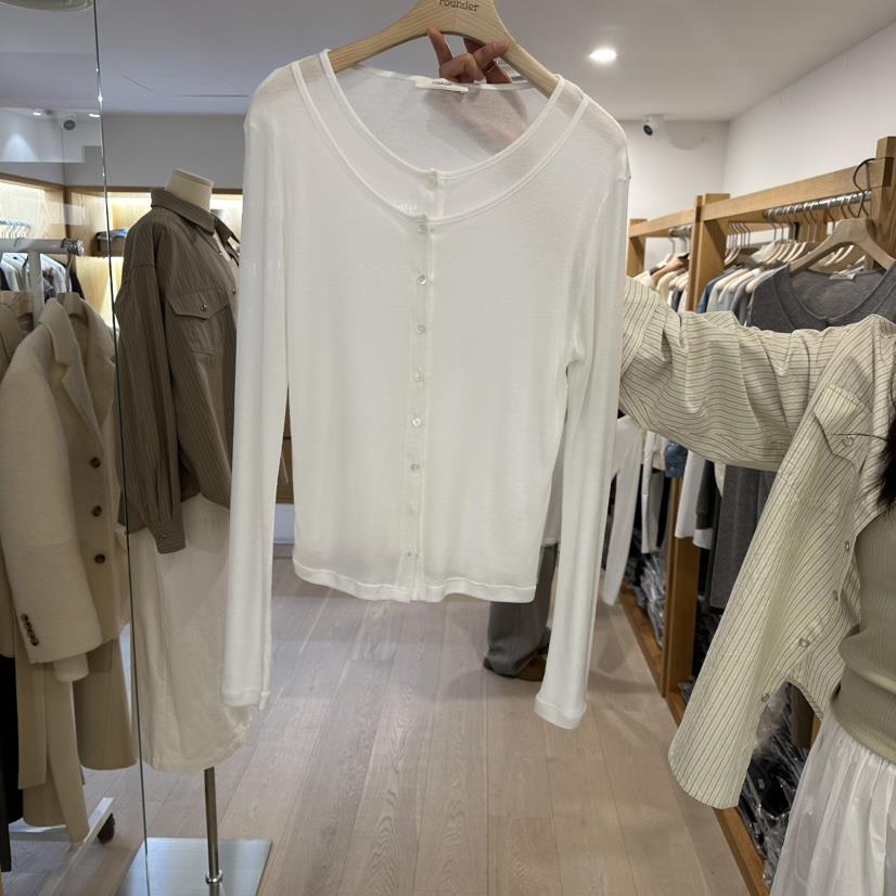 ROUNDER東大門代購女裝新款時尚職業人氣熱賣長袖T恤羊毛衫ROUNDER長袖T恤