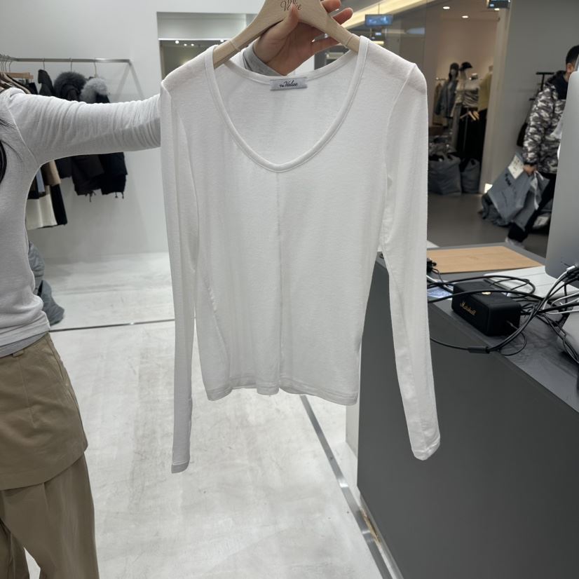 THE VALUE韓國直郵女士新款時尚熱賣職業26春季人氣長袖T恤THE VALUE長袖T恤