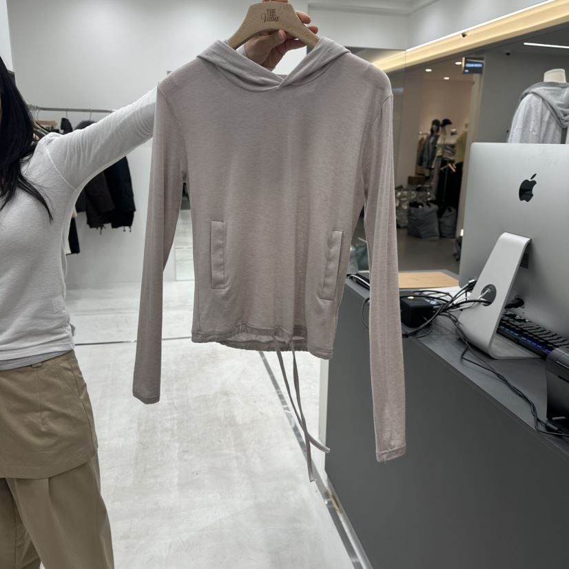 THE VALUE東大門直郵女士新款人氣職業熱賣時尚26春季長袖T恤THE VALUE長袖T恤