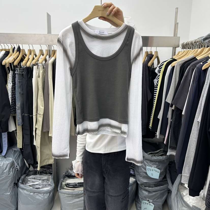 SPECIAL東大門代購女士新款人氣熱賣推薦26春季職業長袖T恤SPECIAL長袖T恤