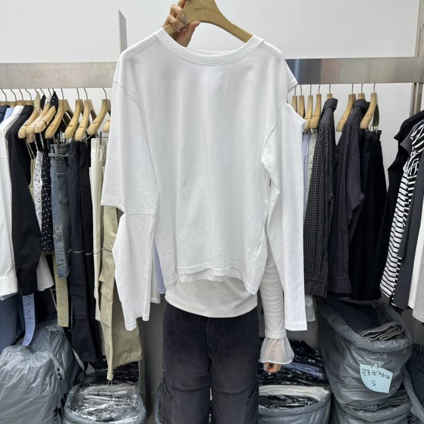 SPECIAL東大門直郵女士新款職業休閑26春季時尚熱賣長袖T恤SPECIAL長袖T恤