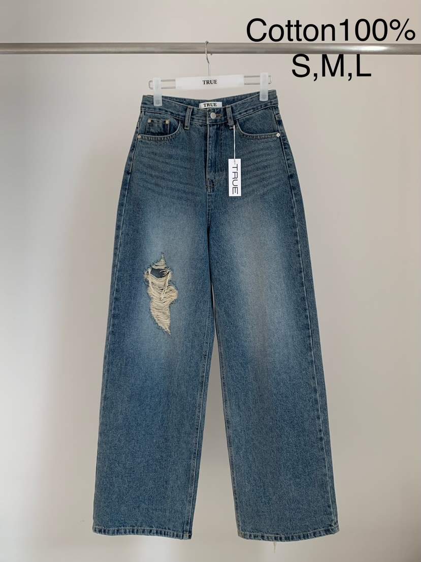 TRUE韓國代購女士新款休閑職業26春季熱賣人氣推薦牛仔褲TRUE牛仔褲