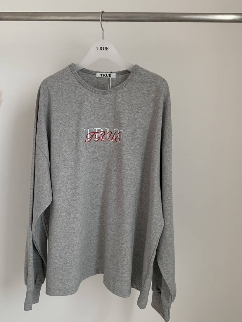 TRUE韓國代購女裝新款人氣熱賣26春季推薦休閑職業長袖T恤TRUE長袖T恤