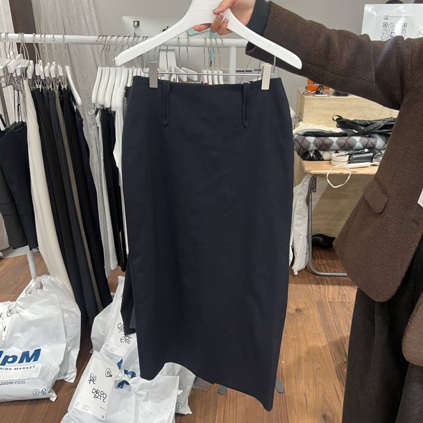 UNDERSTANDING韓國代購女裝新款26春季半身裙中短裙羊毛絲綢腰帶UNDERSTANDING半身裙/中短裙