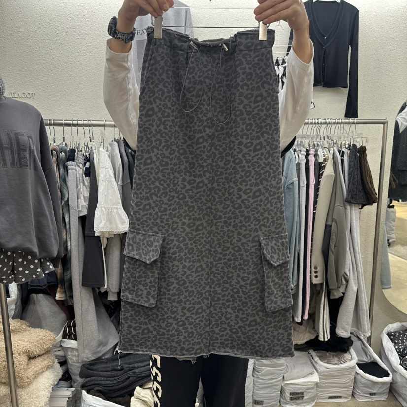 MAGOT韓國直郵女士新款26春季休閑職業人氣熱賣時尚推薦長裙IIIΛGOT/MAGOT長裙