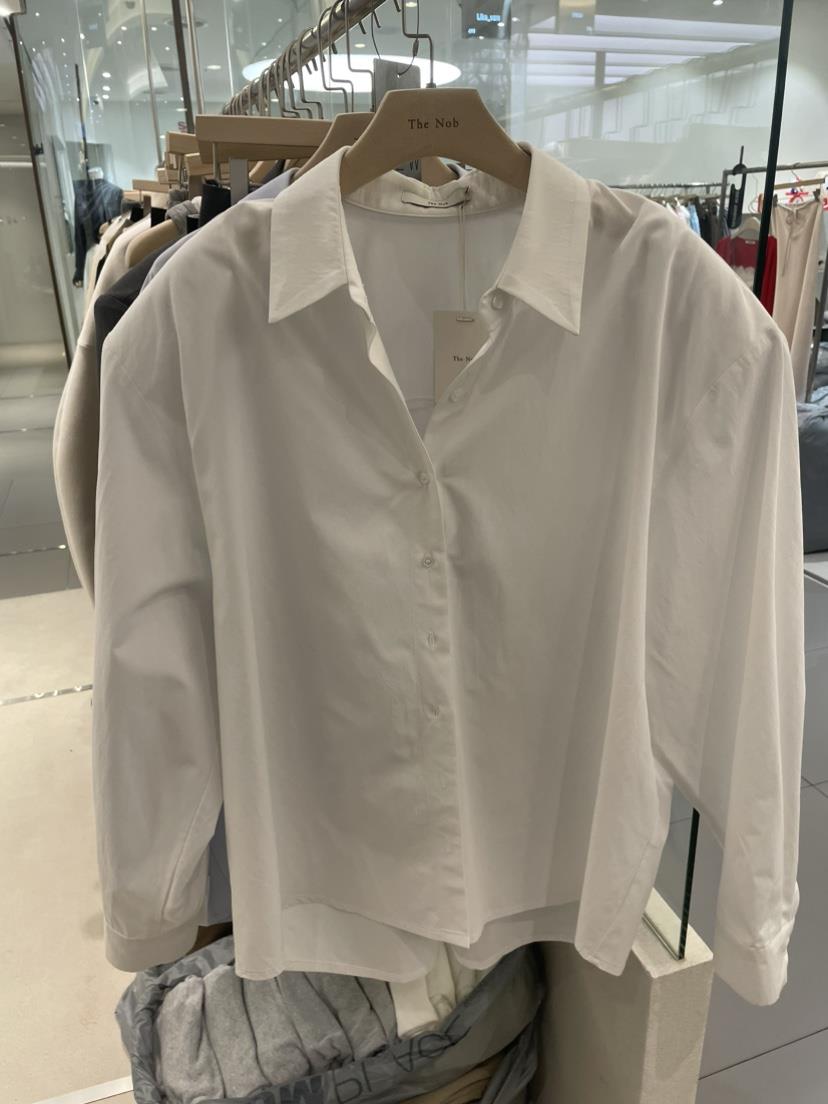 NOB東大門實拍女裝新款休閑時尚職業推薦人氣熱賣襯衫蕾絲衫NOB襯衫/蕾絲衫