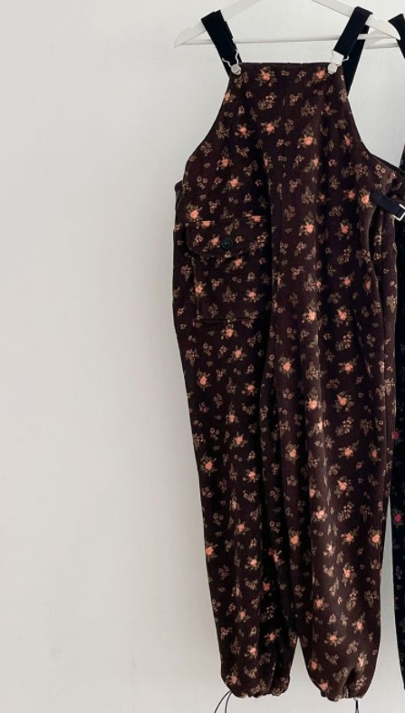 RICCO韓國代購女士新品職業時尚熱賣休閑26春夏背帶褲抓絨RICCO背帶褲