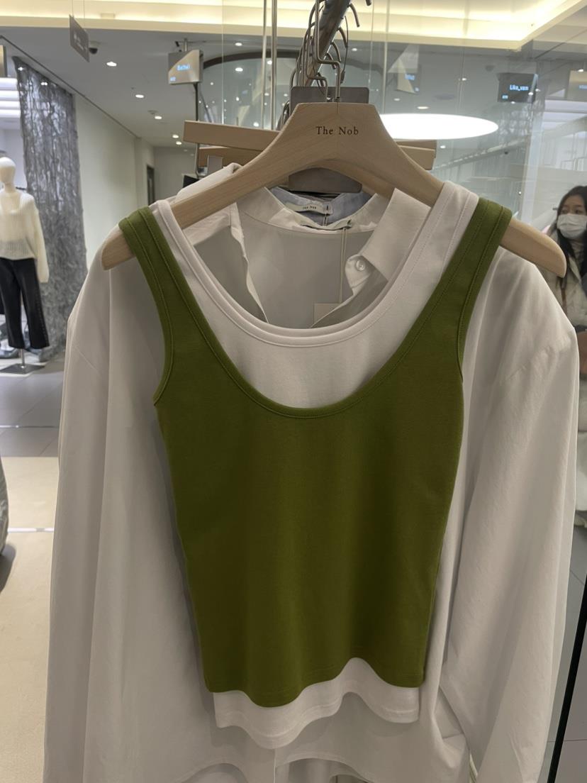 NOB韓國直郵女士新品休閑時尚推薦職業人氣26春夏吊帶背心NOB吊帶/背心