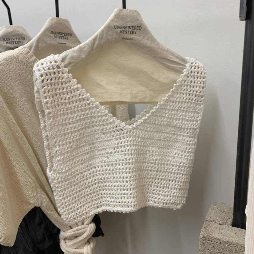 UNANSWERED-MYSTERY/FIFO東大門實拍女士新款人氣吊帶背心UNANSWERED-MYSTERY/FIFO吊帶/背心