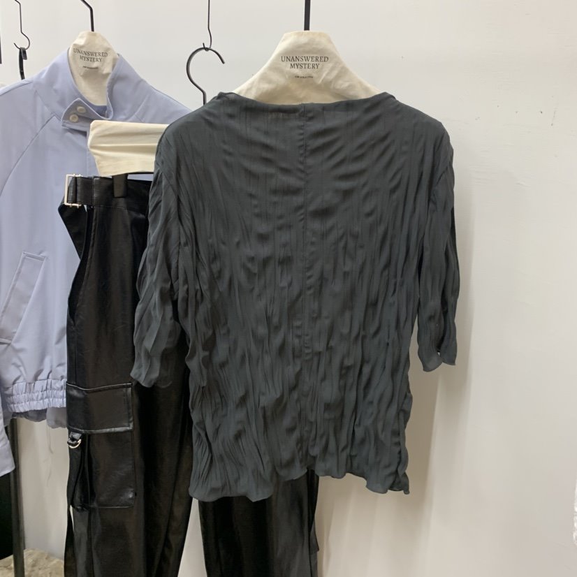 UNANSWERED-MYSTERY/FIFO東大門代購女裝新款人氣休閑T恤UNANSWERED-MYSTERY/FIFOT恤