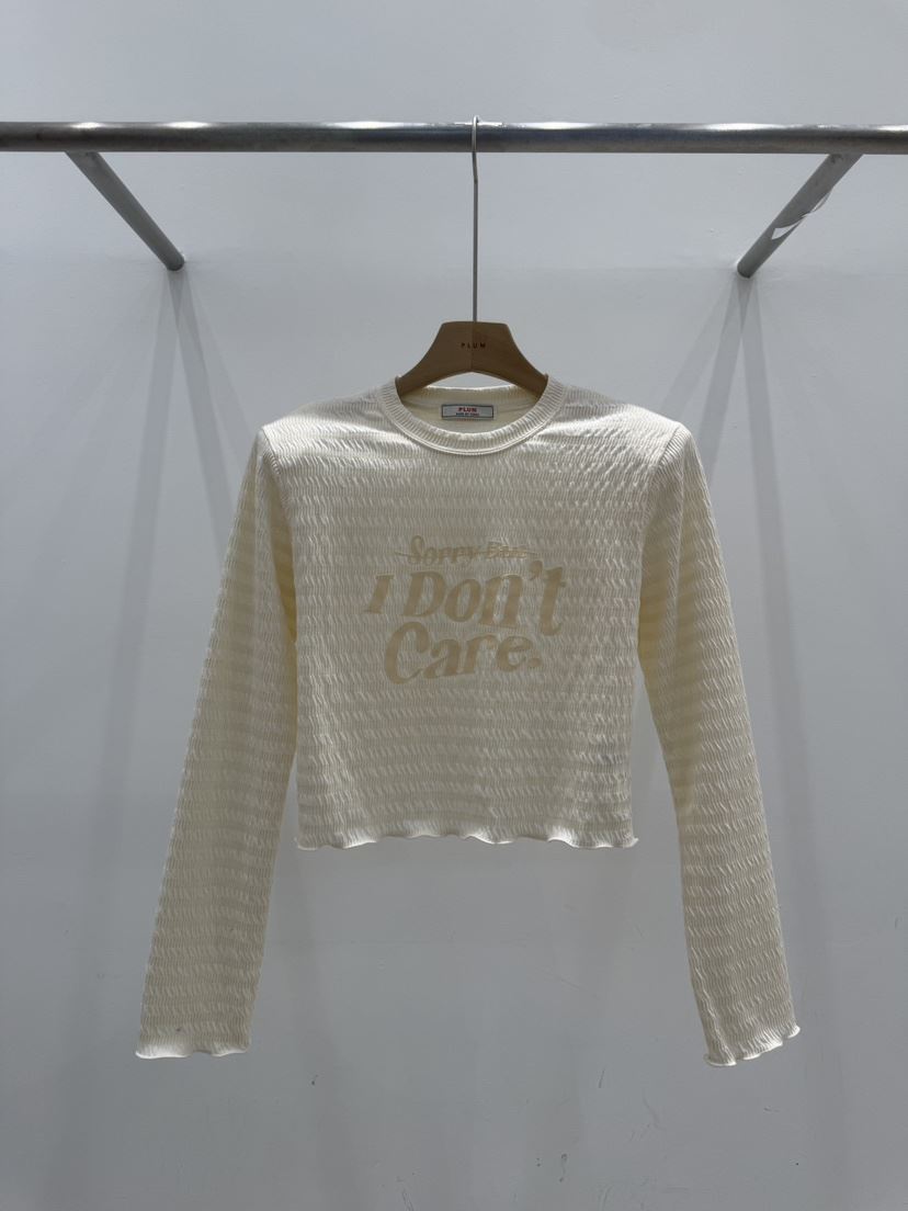 PLUM-Q/IFYOUSAYSO韓國直郵女士新品熱賣人氣時尚長袖T恤PLUM-Q/IFYOUSAYSO長袖T恤