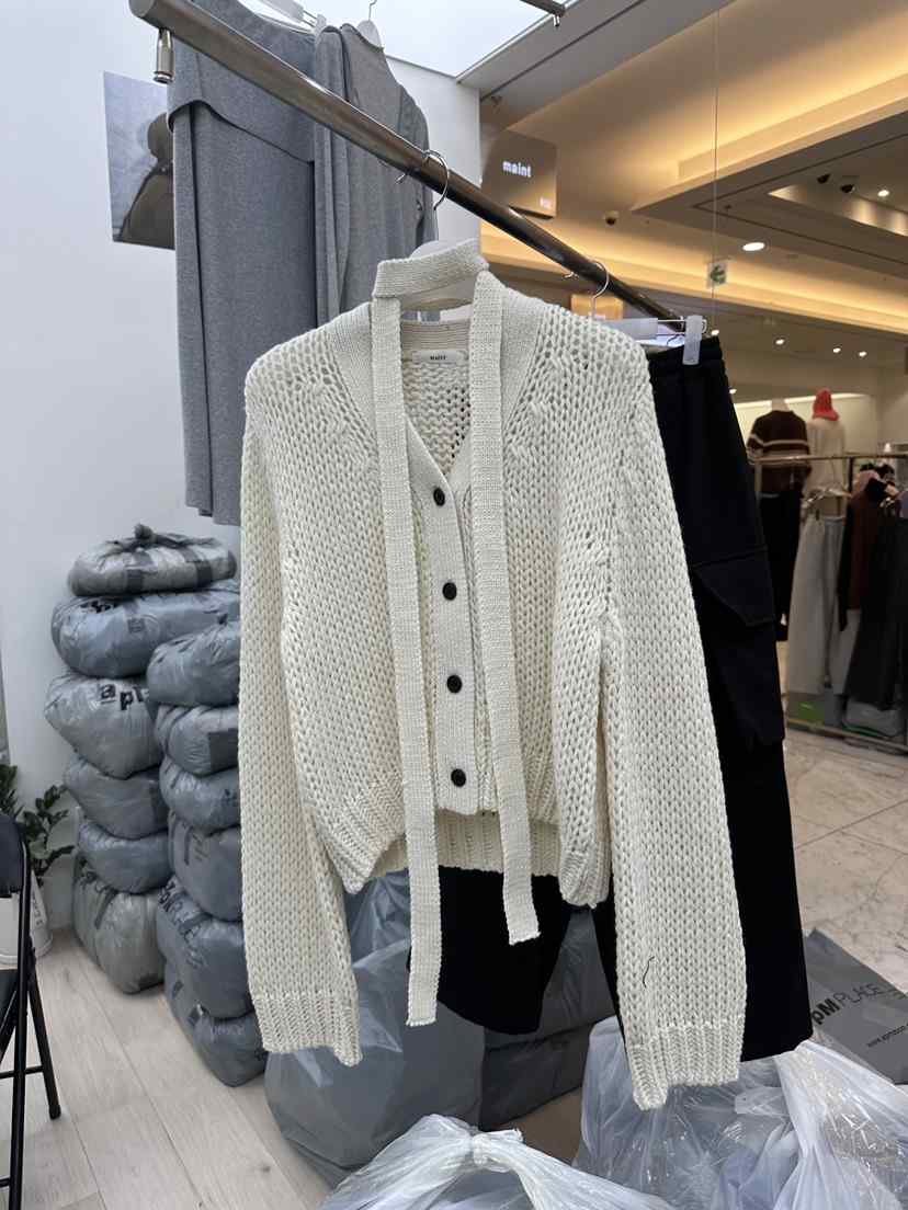MAINT東大門直郵女裝新款推薦時尚熱賣26春夏真品毛衣含圍巾MAINT毛衣