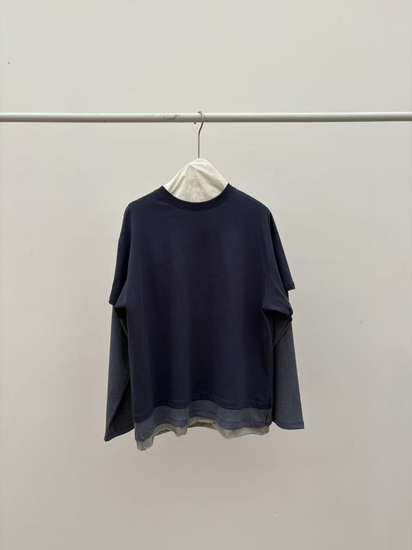 ETER韓國代購女士新品熱賣人氣真品推薦時尚長袖T恤假兩件eter/VERSO長袖T恤