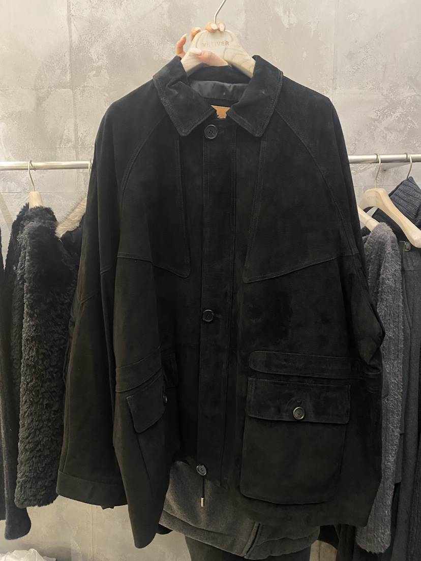 THE VETIVER-A東大門代購女士新品推薦熱賣時尚夾克絨面革VETIVER夾克