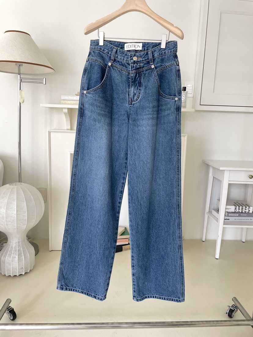 EDITION-P東大門代購女裝新品時尚人氣休閑職業熱賣牛仔褲EDITION/CHAHEE牛仔褲