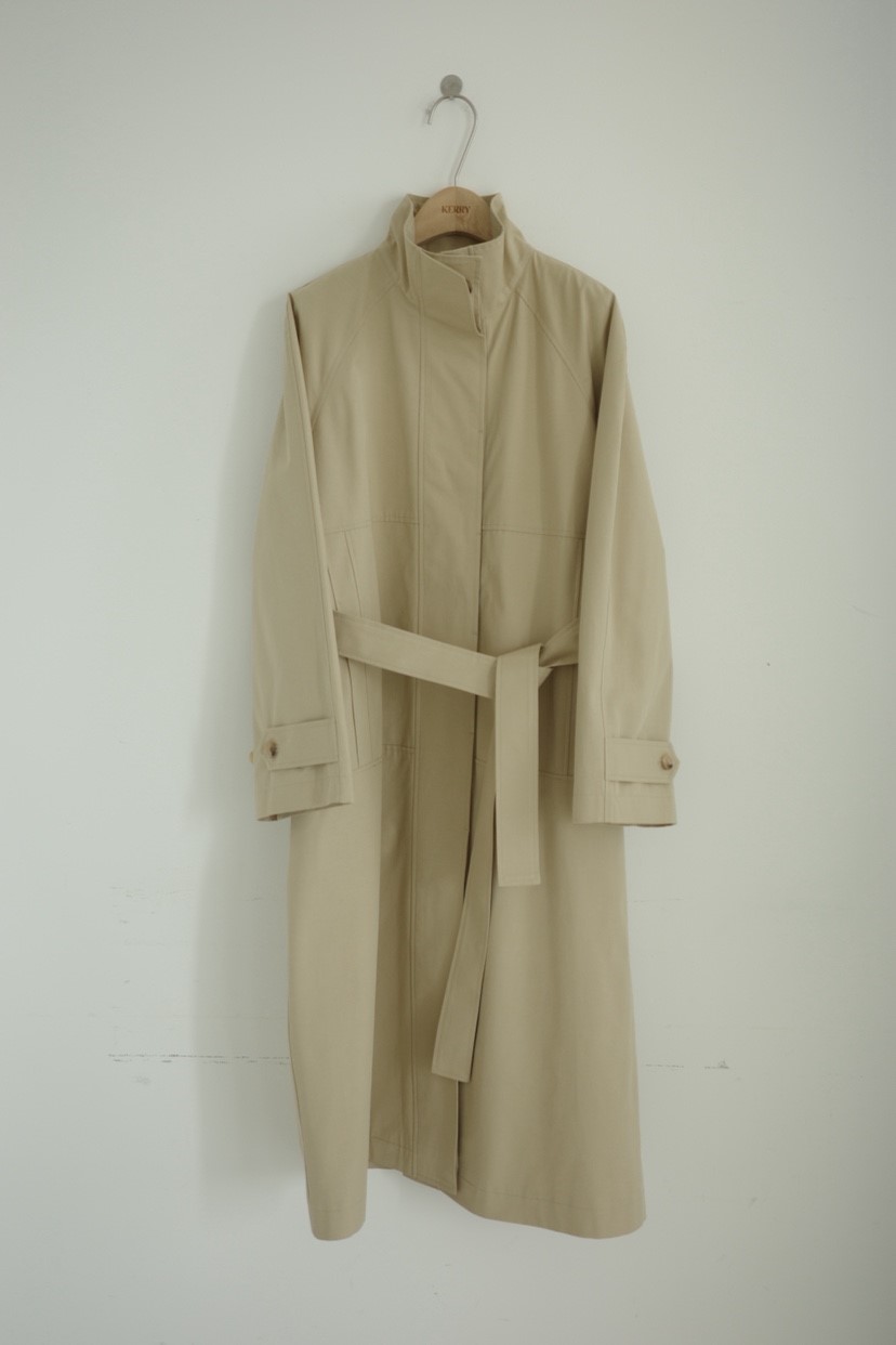 KERRY東大門直郵女裝新品時尚休閑26春季職業長款風衣含腰帶KERRY長款風衣