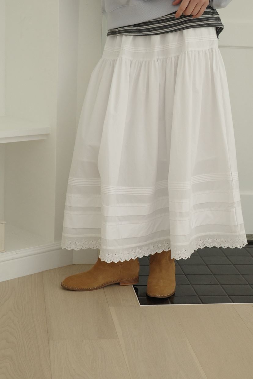 KERRY東大門代購女士新品休閑職業推薦人氣時尚26春季長裙褶裥KERRY長裙