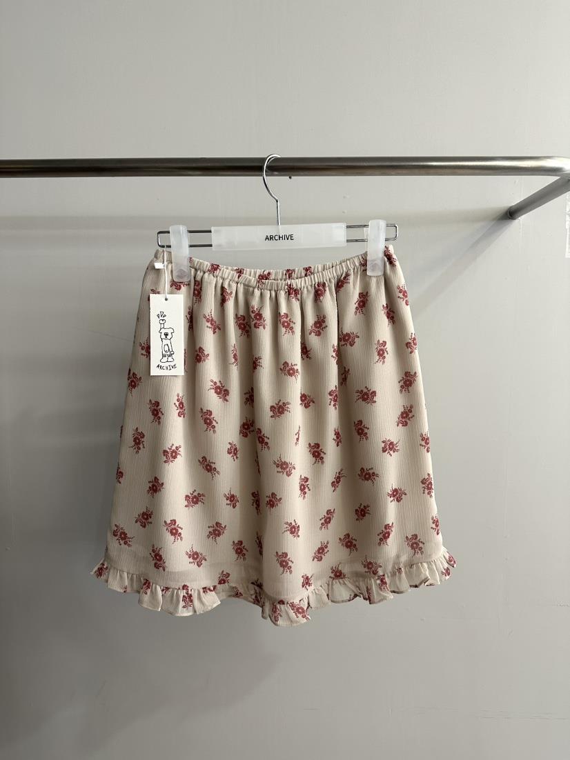 ARCHIVE-P韓國直郵女士新品休閑熱賣時尚推薦人氣短裙雪紡ARCHIVE-P短裙