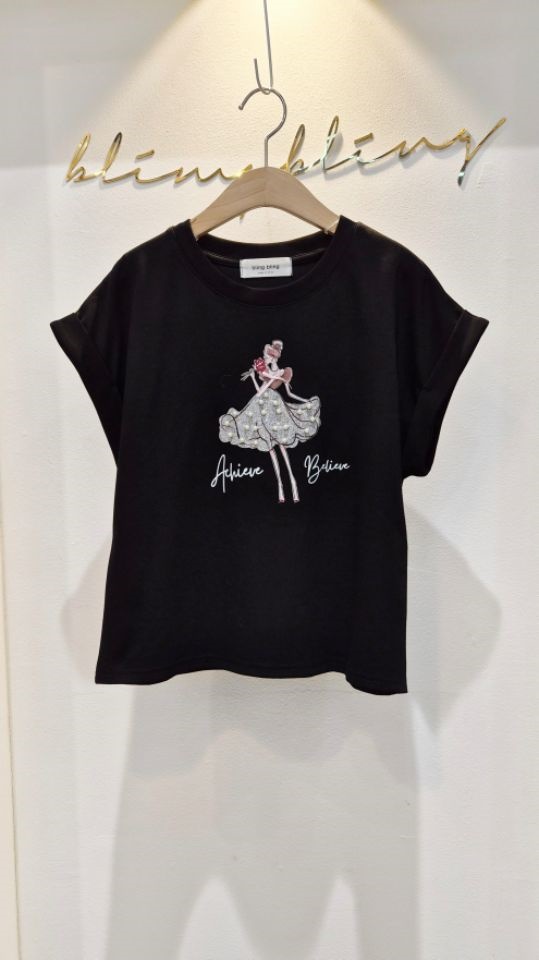 RICO/BLING BLING-S東大門代購女裝新品休閑推薦時尚T恤RICO/BLING BLING-ST恤