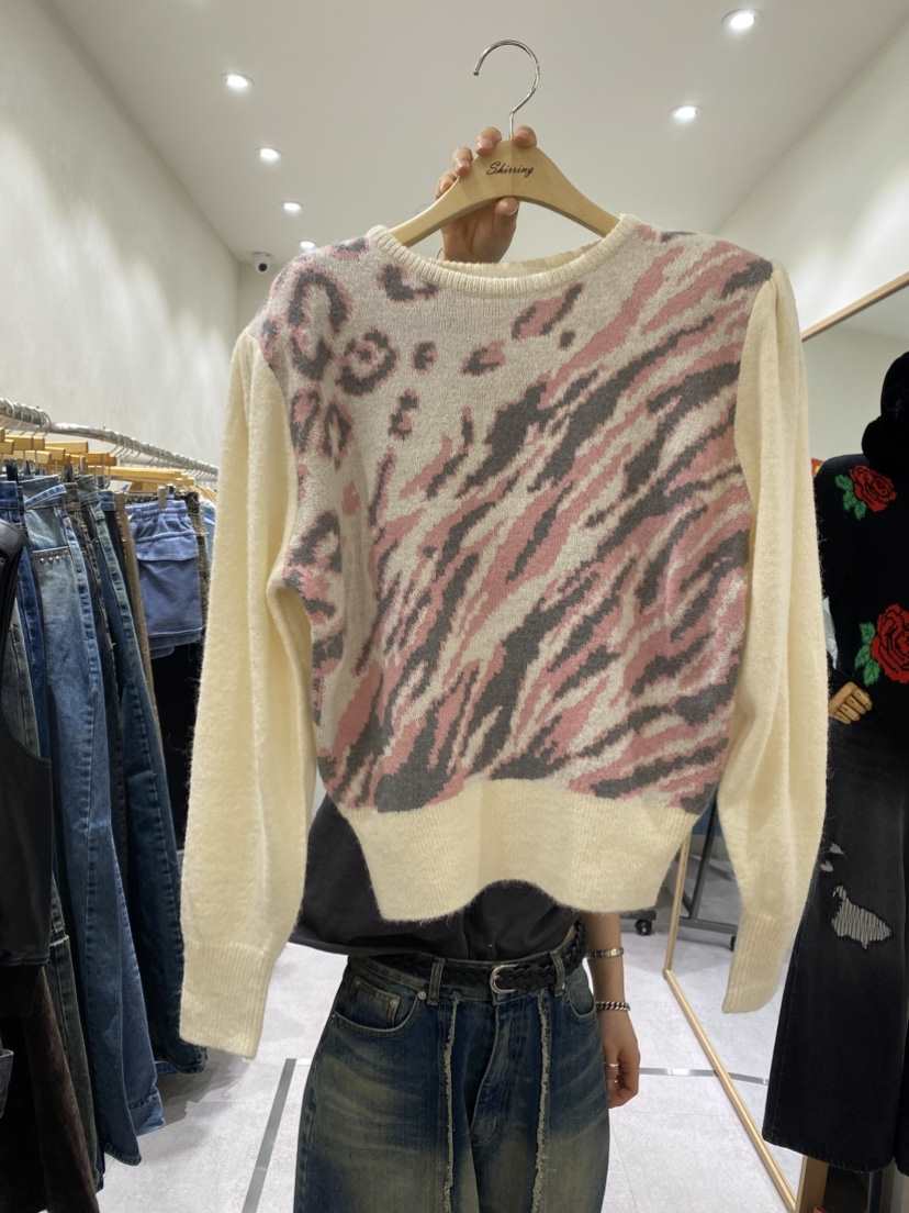 SHIRRING韓國直郵女士新款推薦時尚熱賣休閑職業針織衫打折SHIRRING針織衫