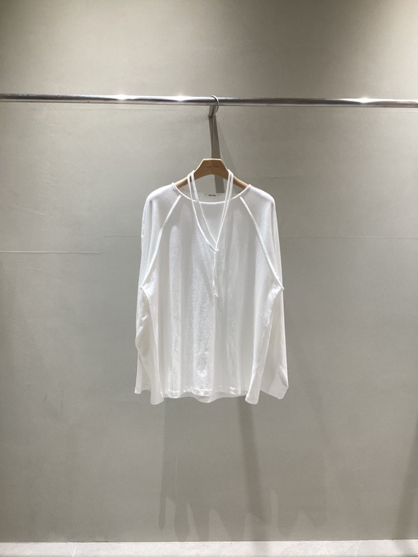 NEAR LEAP-P東大門直郵女裝新品休閑推薦長袖T恤含腰繩NEAR LEAP/The N:L長袖T恤