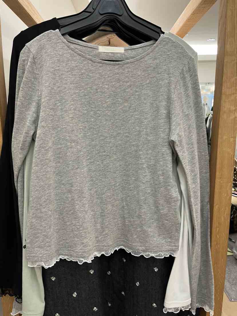 TIZZI東大門實拍女士新品人氣休閑時尚真品26春夏長袖T恤TIZZI長袖T恤