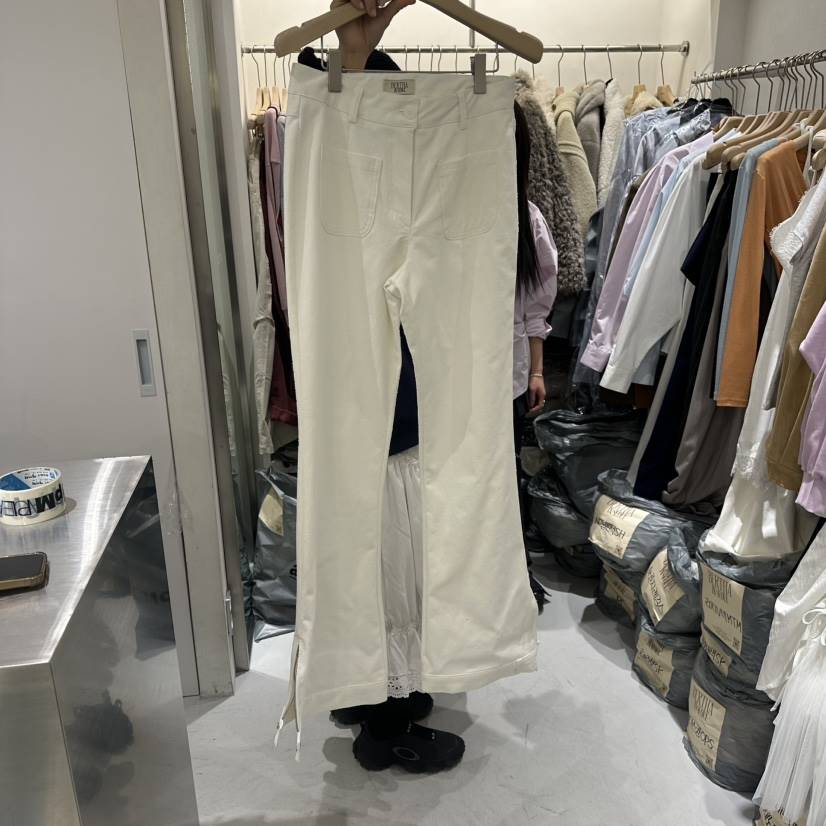 BERTHA韓國直郵女裝新款人氣時尚26春夏推薦休閑褲人字紋BERTHA休閑褲